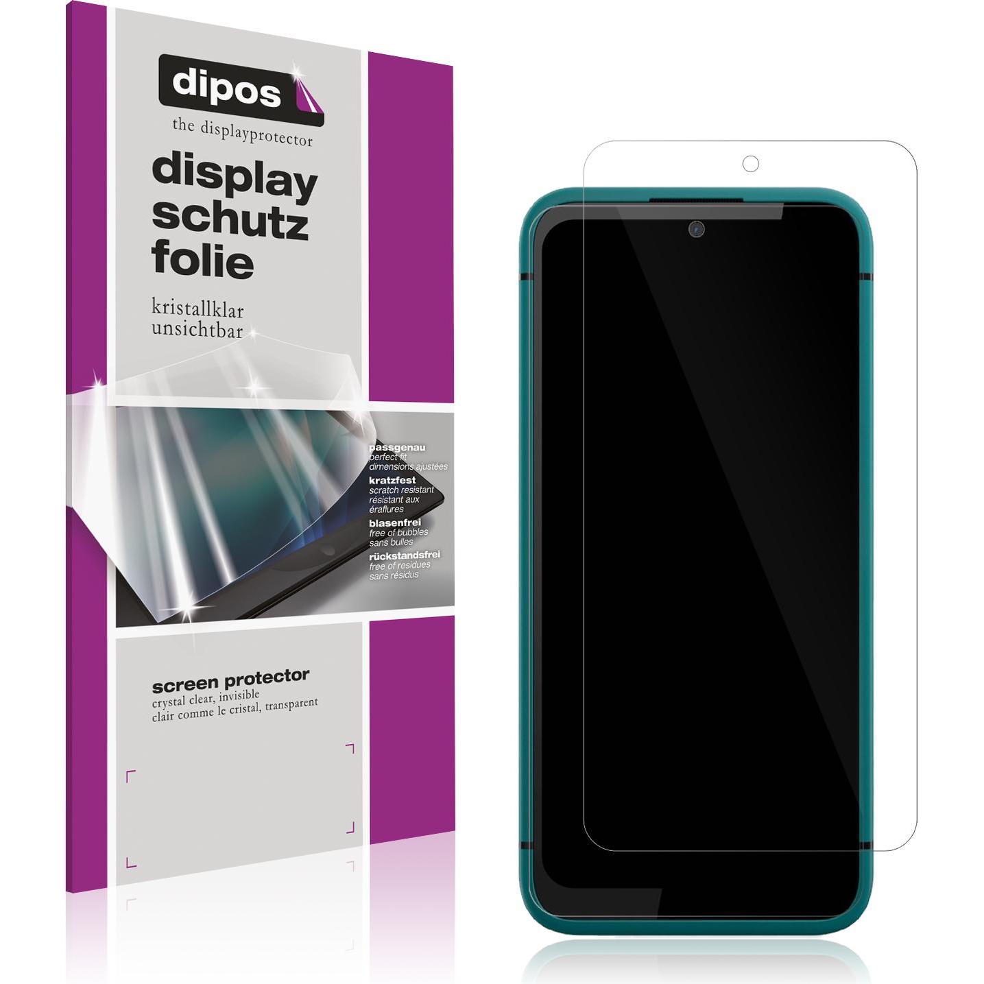 Dipos Displayschutzfolie Crystalclear (4 Stück, Gigaset GX4), Smartphone Schutzfolie, Transparent