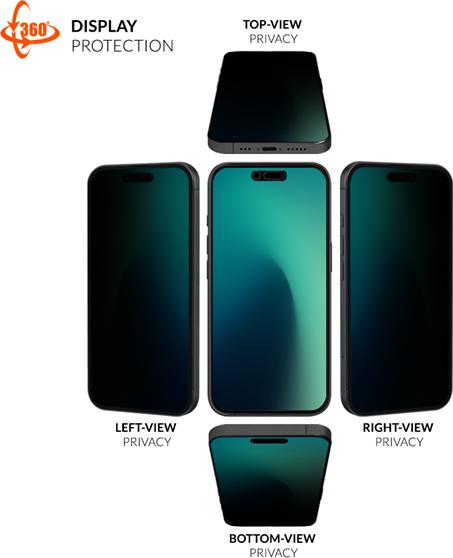 Produktbild Eiger Mountain Glass Black Edge 360 (1 Stück, Apple iPhone 16 Pro, Apple iPhone 17, Apple iPhone 17 Pro)