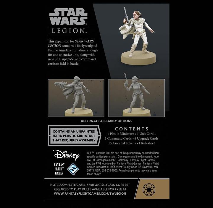 Actual product image FFG FFGD4660 - Padme Amidala: Star Wars Legion, ages 14+ (extension, DE edition) (German)