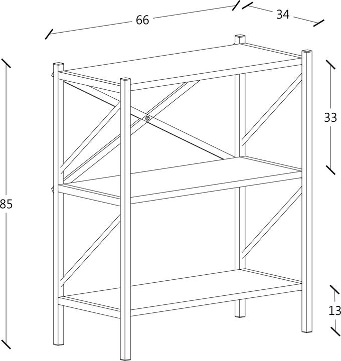 Actual product image VCM Insasi (66 x 34 x 85 cm)