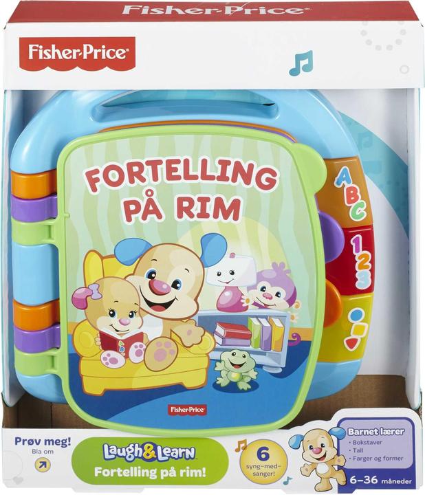 Fisher-Price Rime di libri di fiabe da ridere e imparare (Norvegese)