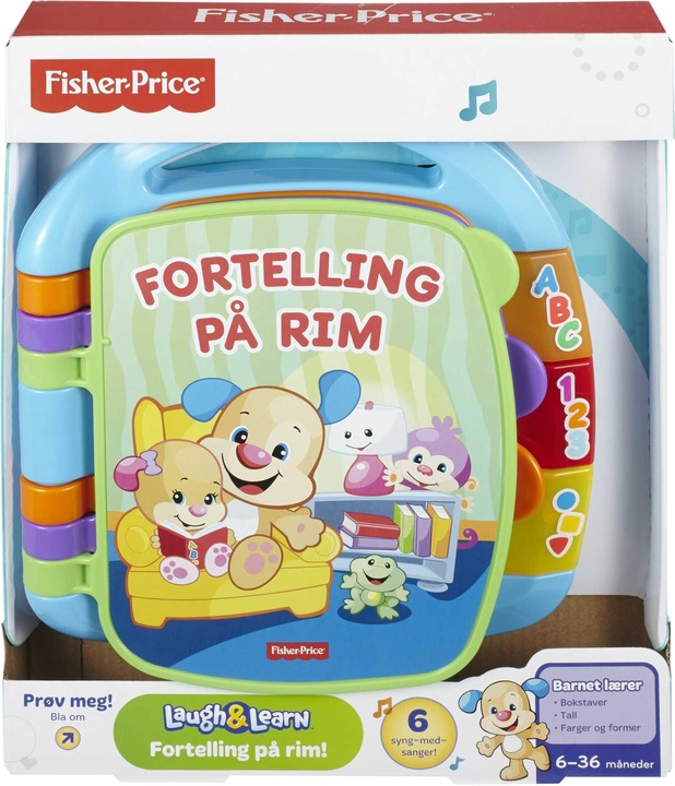 Immagine prodotto Fisher-Price Rime di libri di fiabe da ridere e imparare (Norvegese)
