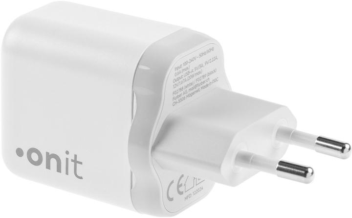 Produktbild Onit USB-Wandladegerät Single 1A 20 W GaN Weiss (20 W, 1 Port)