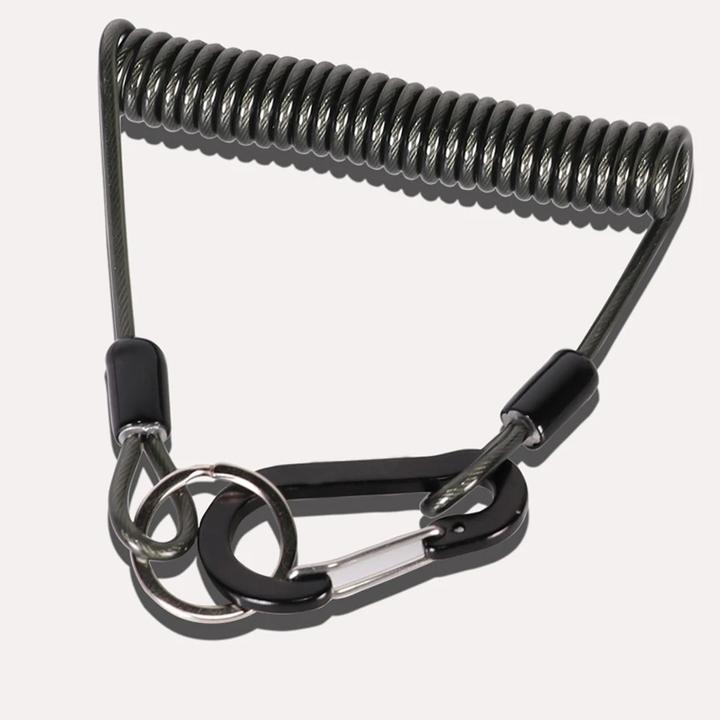 Produktbild Swissdetector Gesichertes Seil mit Spiralfeder