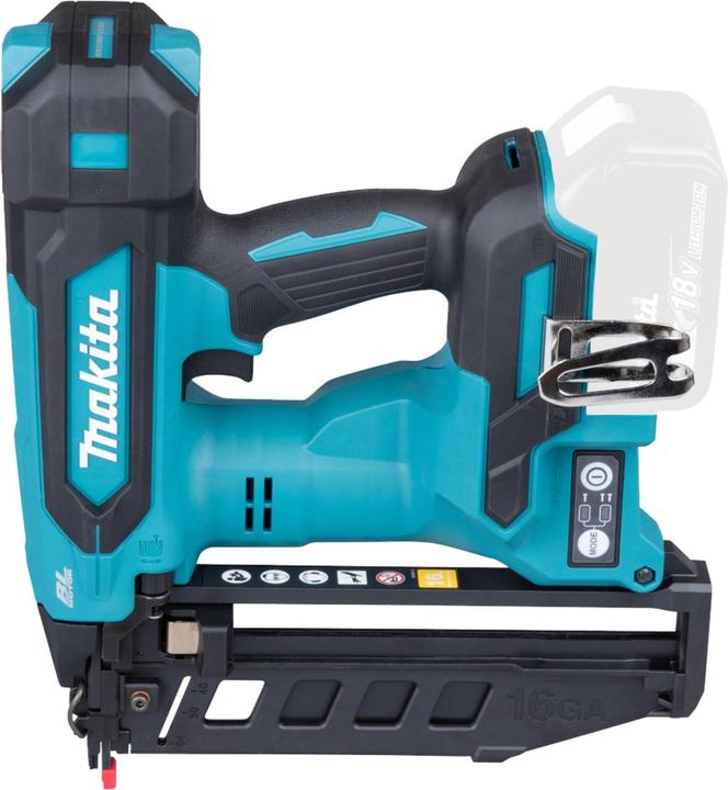 Produktbild Makita DBN 601 RGJ Akku Nagler 18 V 19 - 64 mm Brushless + 2x Akku 6,0 Ah + Ladegerät + Makpac