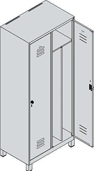 Actual product image C+P Classic PLUS locker (80 cm, 195 cm)
