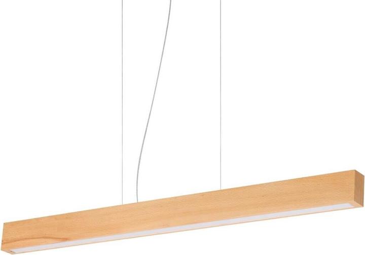 Actual product image Ideal lux CRAFT LED pendant light 37W wood warm white 284460 (4600 lm)