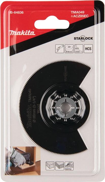 Productafbeelding Makita Segmentzaagblad 85mm TMA049