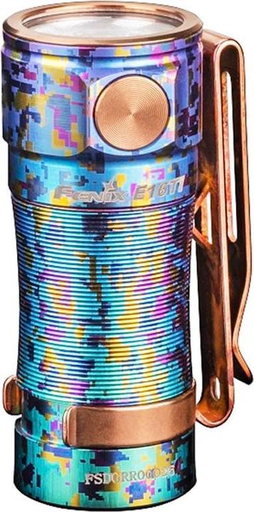 Produktbild Fenix E16 Ti Titan LED Taschenlampe mit li-Ion Akku und Micro-USB Ladekabel (5.10 cm, 650 lm)