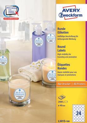 Produktbild Avery Runde Etiketten