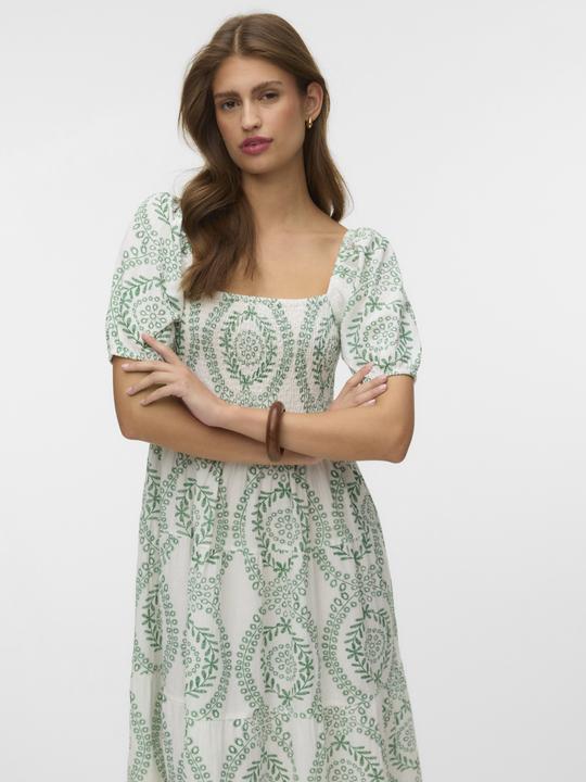 Produktbild Vero Moda VMROKAYA Midikleid Gesmoktes Kleid (M)