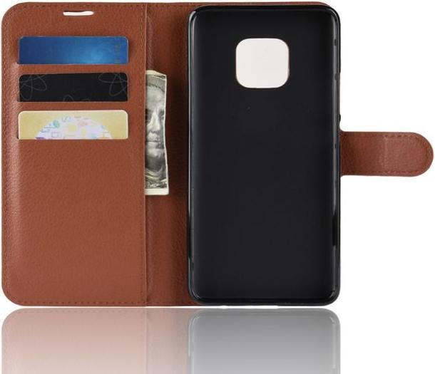 Image du produit MU Classic Couvertures en cuir Litchi Bookcover Series (Mate 20 Pro)