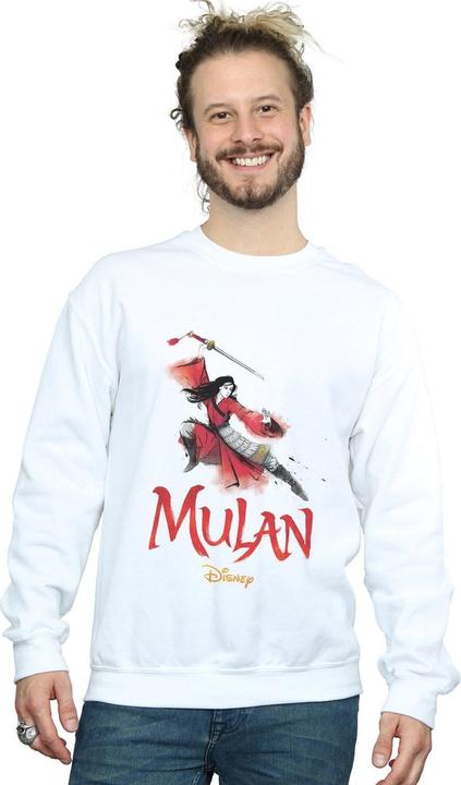 Actual product image Disney Mens Mulan Movie Pose Sweatshirt (L)
