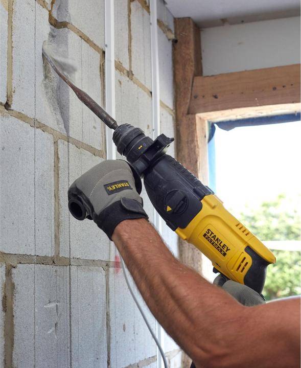 Actual product image Stanley ST HAMMER SDS + 800 W 2.4 J INTERCHANGEABLE HANDLE SFMEH210K