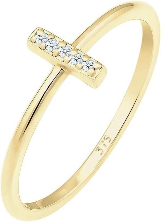 Produktbild Elli Premium Womens Ring 9k375 Diamond 0610152417 (58)