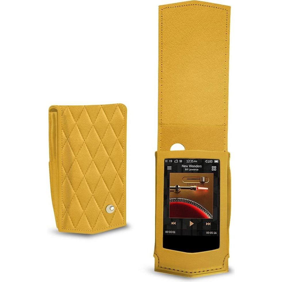 Noreve Lederschutzhülle vertikal, MP3 Tasche + Hülle, Orange