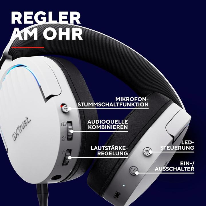 Actual product image Trust Gxt491w Fayzo Wireless Headset (Cable, Wireless)