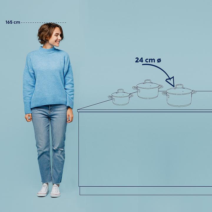 Produktbild Kela Flavoria (Kochtopf, Edelstahl, 24 x 12 cm)
