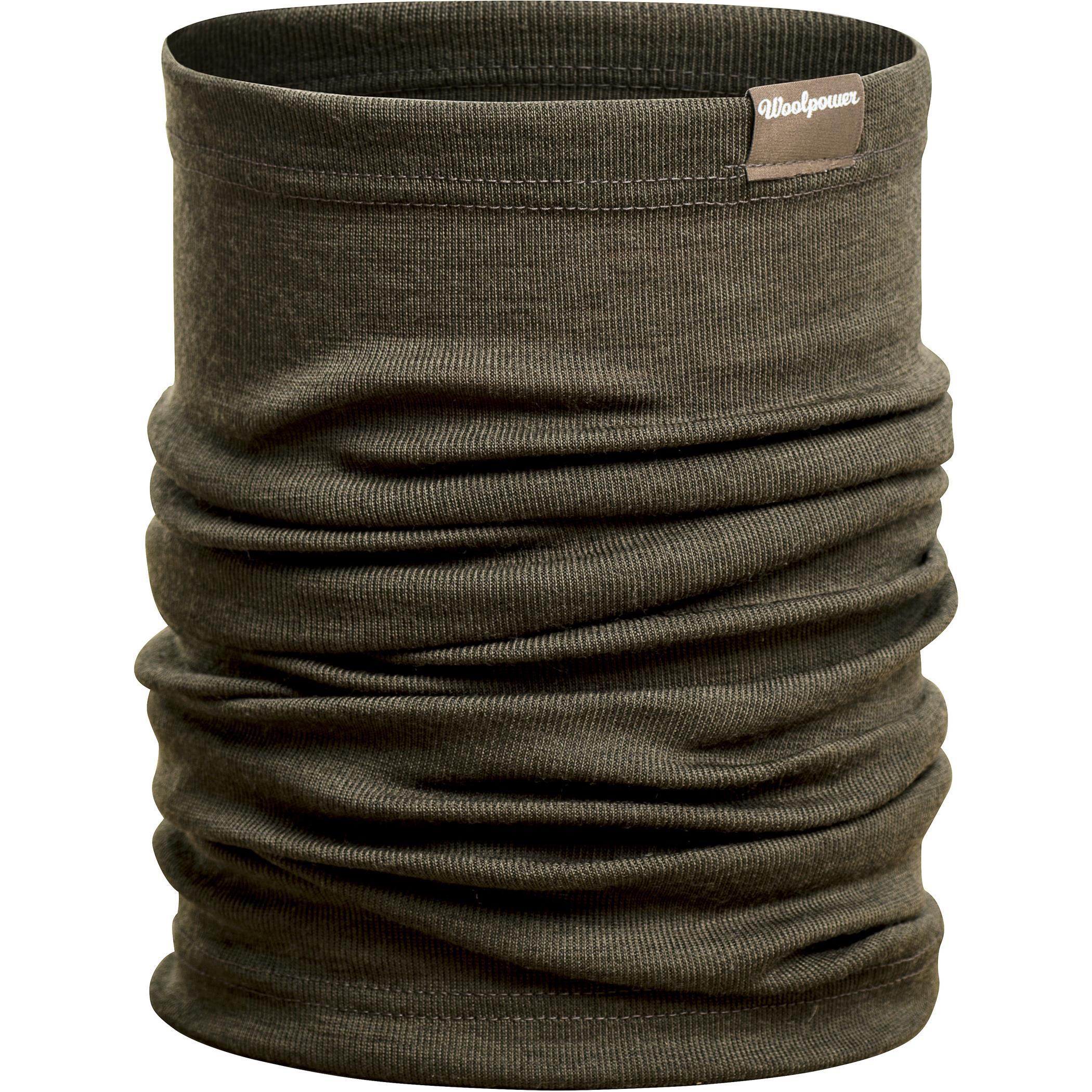Woolpower, Unisex, Sturmhaube + Halsschlauch, Lite, Grün, One Size