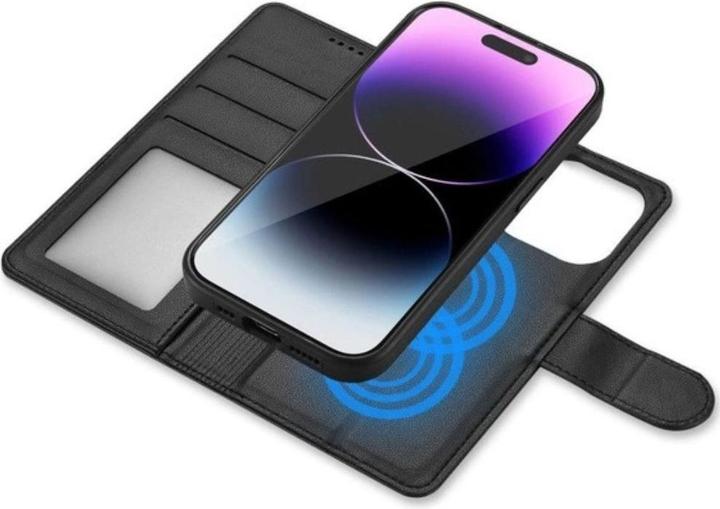 Image du produit Tech-Protect Portefeuille MagSafe avec étui pour iPhone 16 - Noir (Apple iPhone 16)