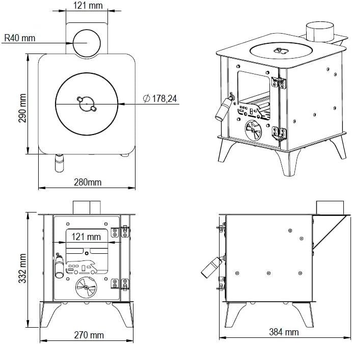 Produktbild ECOfoxx Outdoor-Ofen
