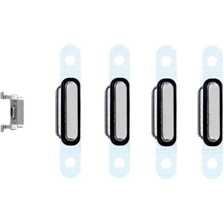 OEM Power Volume Mute Button Set für iPhone 6 - silber (iPhone 6), Mobilgerät Ersatzteile, Silber