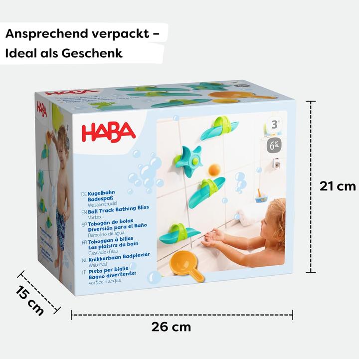 Produktbild Haba Kugelbahn Badespass Wasserstrudel