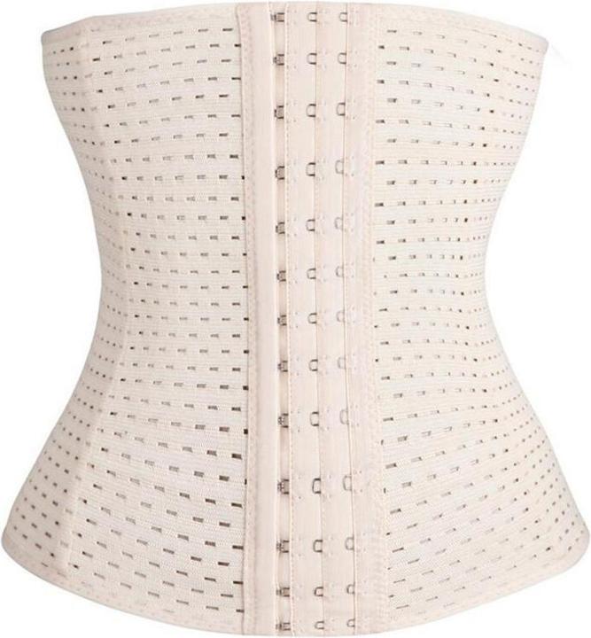 Actual product image JTI Waist trainer / training corset for hourglass figure, M - Beige (M)