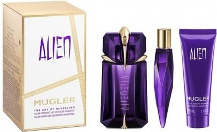 Produktbild Thierry Mugler Alien Eau de Parfum 60ml + Body Lotion 50ml + 10ml Hol 25 (Parfum Set)