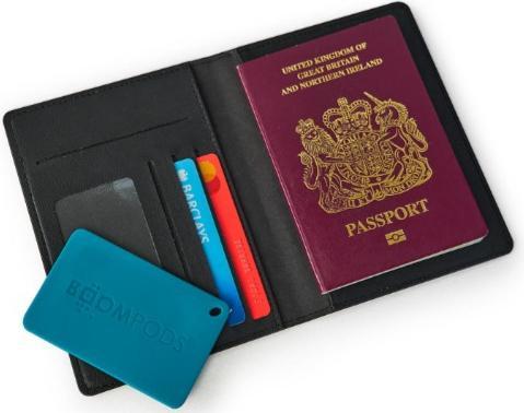 Image du produit Boompods Boomcard rechargeable Ocean Blue (Android, iOS)