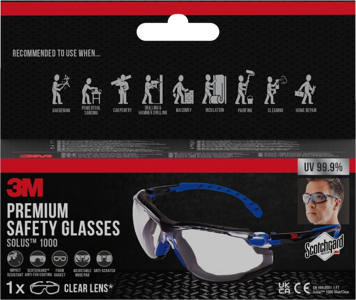 Actual product image 3M Safety goggles