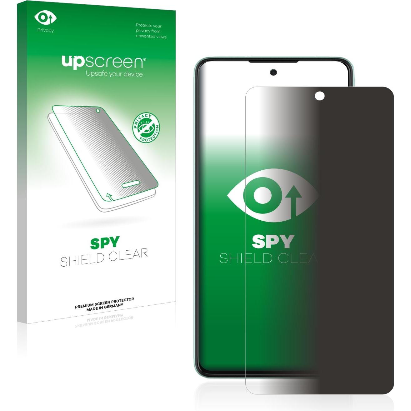 upscreen Spy Shield Blickschutzfolie (1 Stück, Samsung Galaxy A52), Smartphone Schutzfolie, Blau