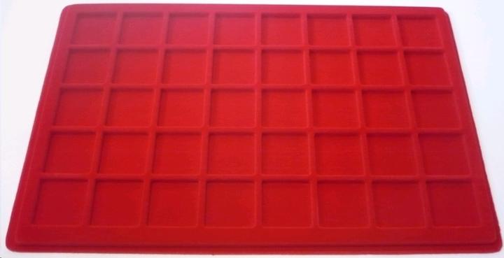 Safe Gigant Tableaus 34mm für MünzkofferRot