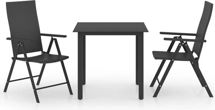 Produktbild vidaXL Garten Essgruppe (80 x 80 x 74 cm)