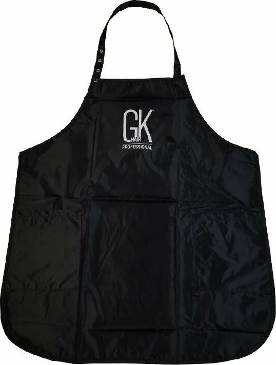 Actual product image Gk Hair Global Keratin Color Hair Tinting Apron Black - Perfect For Hair Coloring