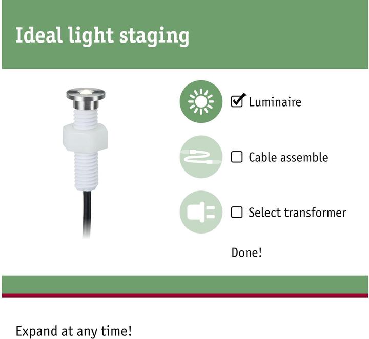 Actual product image Paulmann Plug & Shine MicroPen II (IP65)