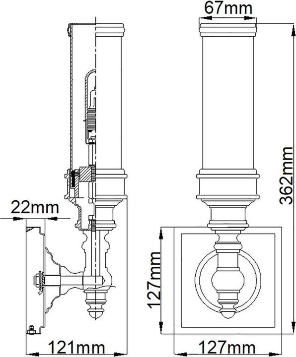 Produktbild Elstead Lighting Payne LED Wandleuchte G9 Poliertes Chrom IP44 (320 lm, G9, IP44)