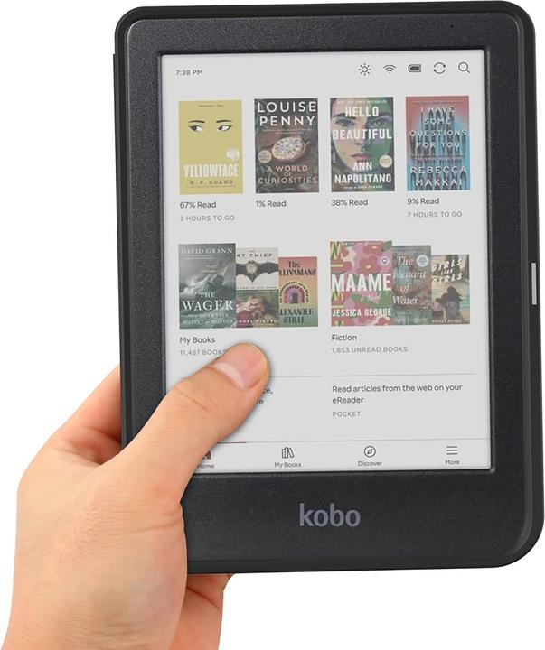 Produktbild Cazy Hülle E-Book Tasche Book Case (Kobo Clara BW, Kobo Clara Colour, Tolino Shine Color)