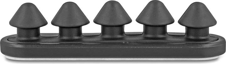 Produktbild Delock Kabelhalter mit 5 Durchführungen selbstklebend schwarz Set 2 Stück