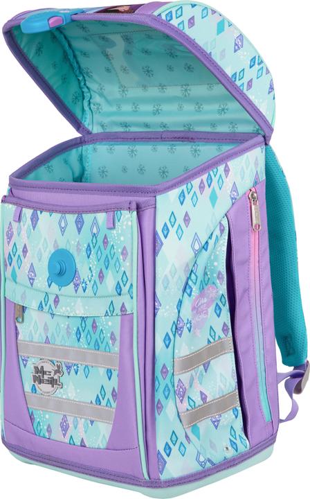 Actual product image Coolpack Satchel fabric blue, purple