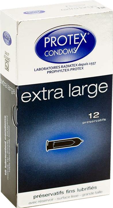 Produktbild Protex Extra Large» 12 grosse Kondome aus Frankreich (12 Stk.)