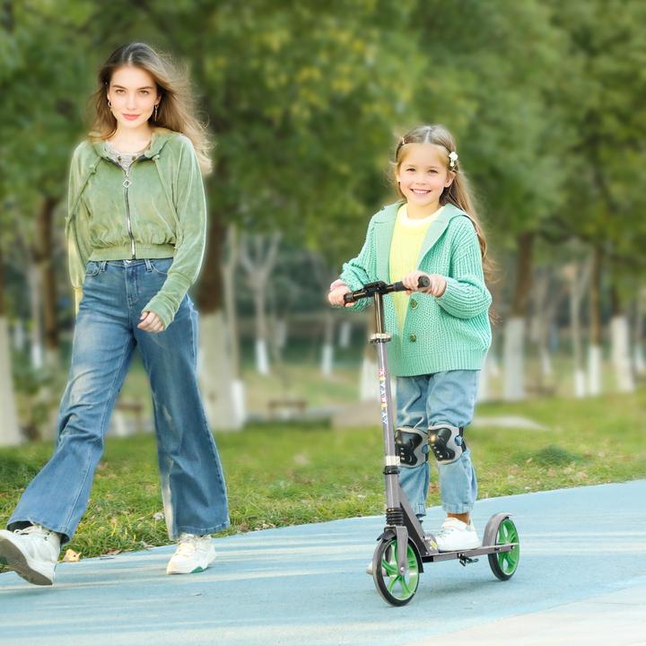 Actual product image Aiyaplay Kinderscooter Kunststoff, Metall Grün