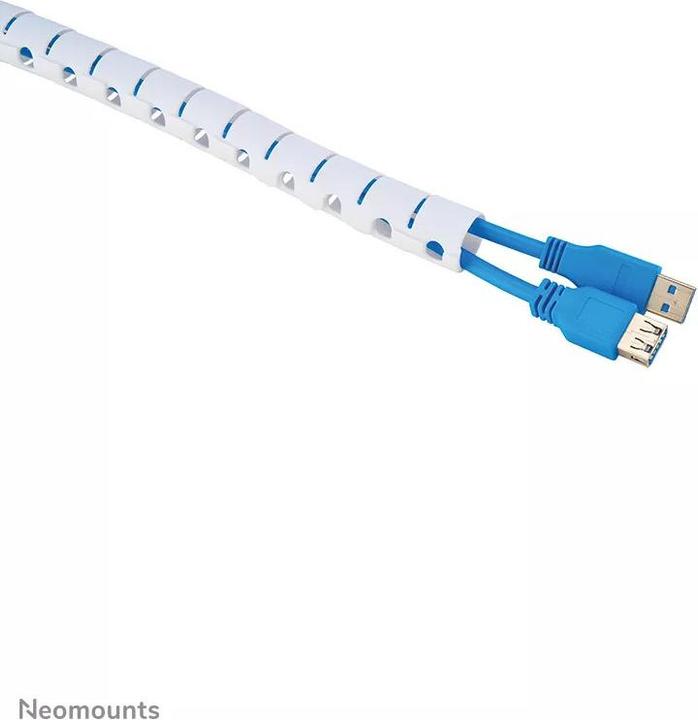 Produktbild Neomounts Kabelspirale 1-4 Kabel weiss/universal/20mm Durchmesser (Kabelspiralschlauch, 200 cm)