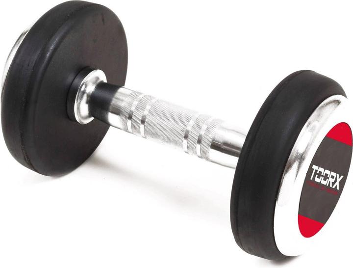 Actual product image Sko Toorx Professional rubber dumbbell 20kg (1 x 20 kg)