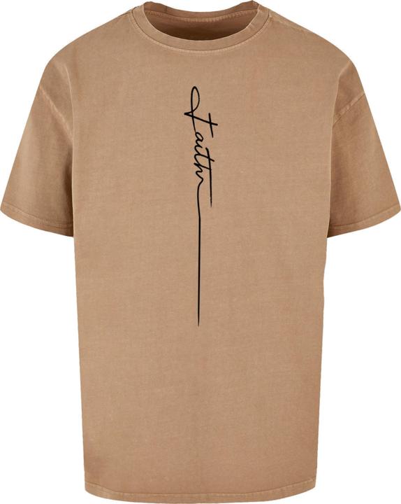 Produktbild Merchcode Faith Acid Washed Oversized Tee - 139217 (XL)
