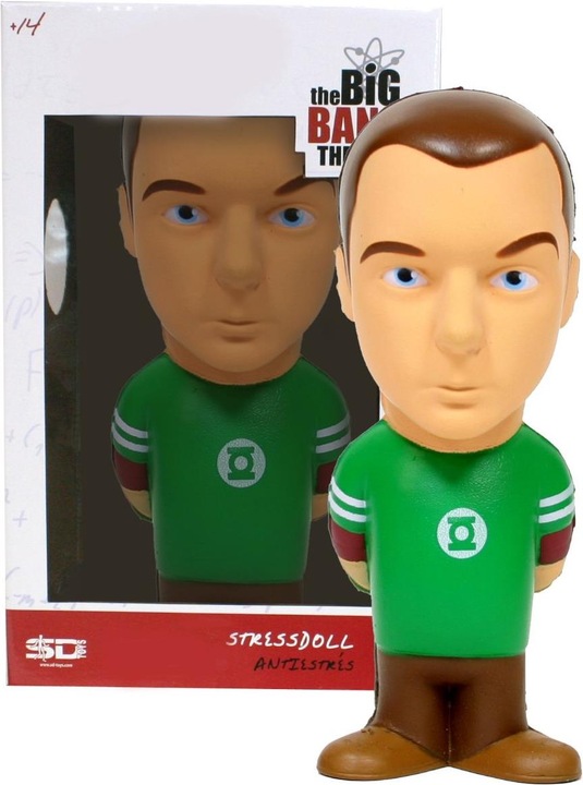 Actual product image SD Toys The Big Bang Theory anti-stress figure Sheldon Cooper