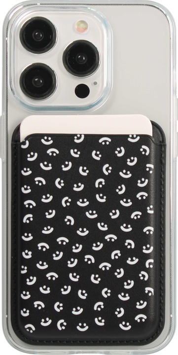 Image du produit PhoneLook Premium porte-cartes magnétique avec aimants forts Compatible avec Apple MagSafe Design nr 7 (Apple iPhone X)
