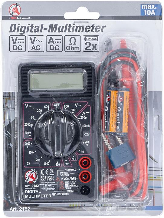 Produktbild BGS Digital-Multimeter (CAT II 500V)