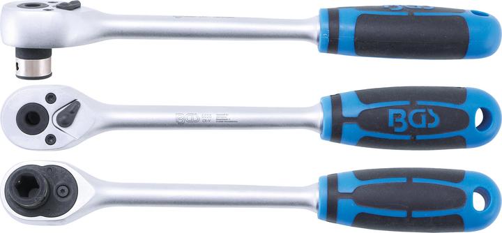 Produktbild BGS Bit-Knarre extra lang Abtrieb Innensechskant 10 mm (3/8") 240 mm (3/8")