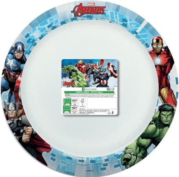 Actual product image Anagram Assiettes Avengers (8 x)